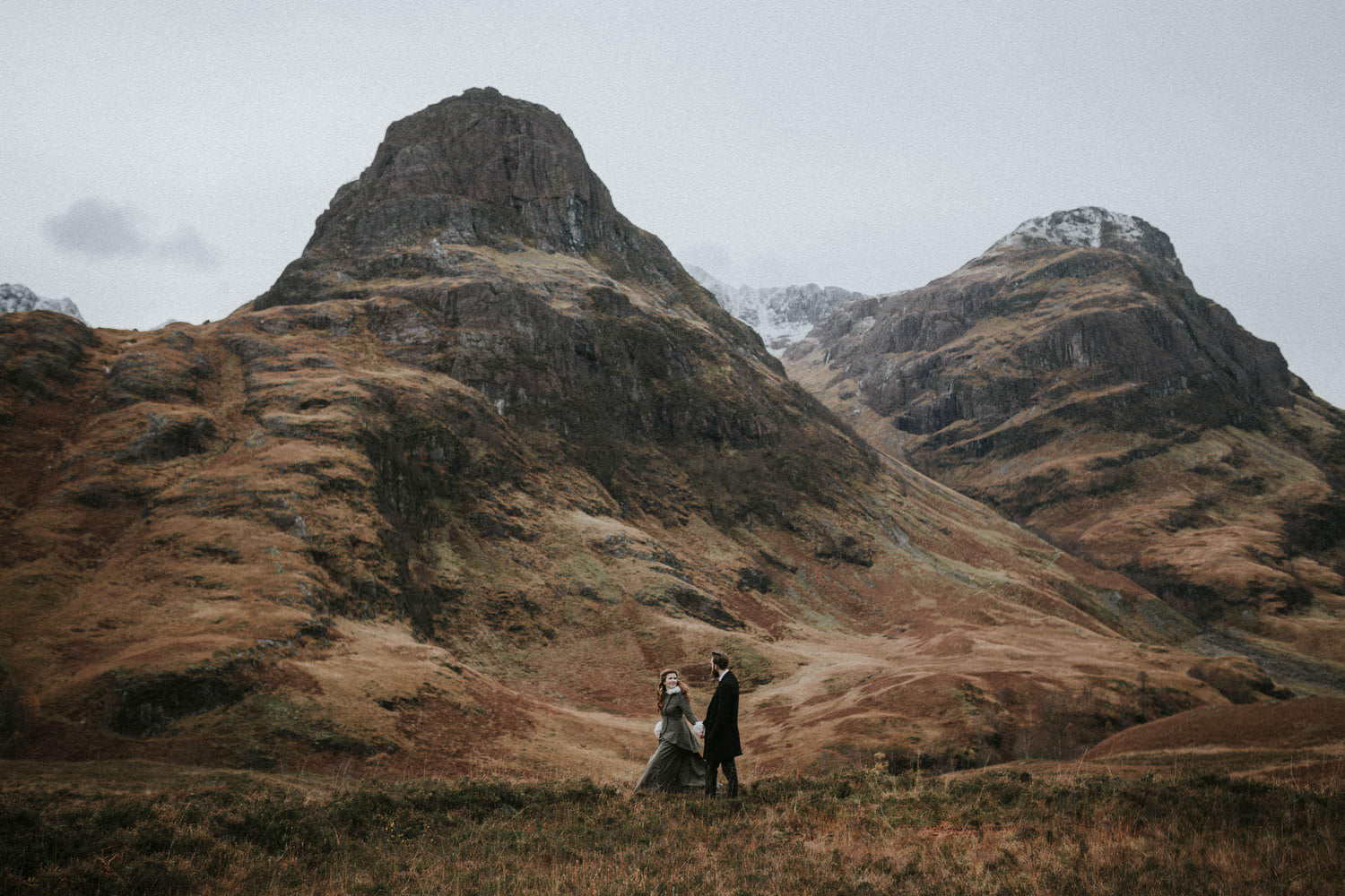 Scotland Adventurous Couples Photographer - Tally & Jack, Three Sisters