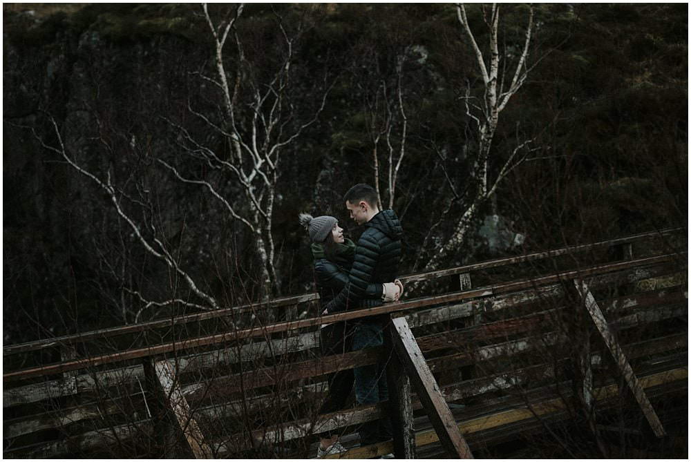 Glencoe adventure photoshoot, Glencoe couple photoshoot, Three Sisters Glencoe, winter in Glencoe,