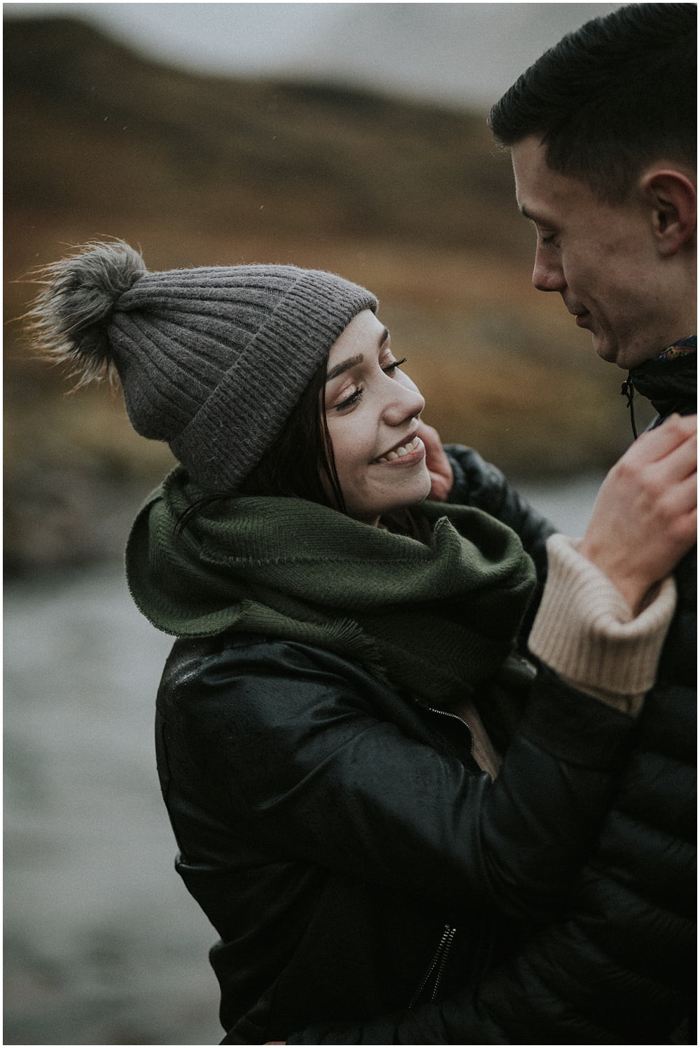 Glencoe adventure photoshoot, Glencoe couple photoshoot, Three Sisters Glencoe, winter in Glencoe,