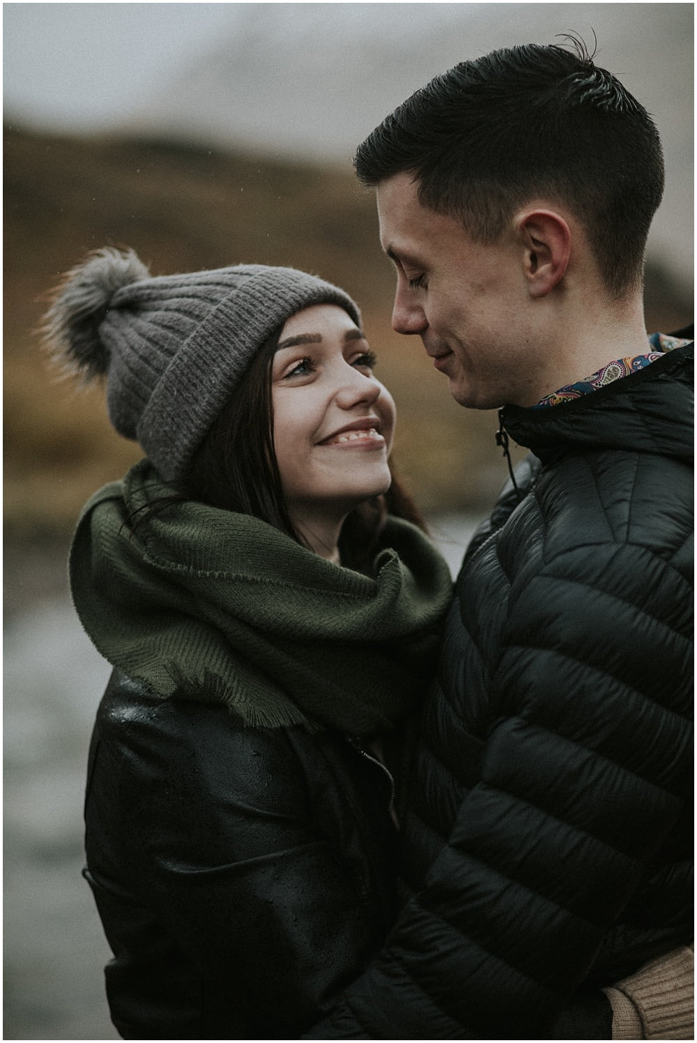 Glencoe adventure photoshoot, Glencoe couple photoshoot, Three Sisters Glencoe, winter in Glencoe,