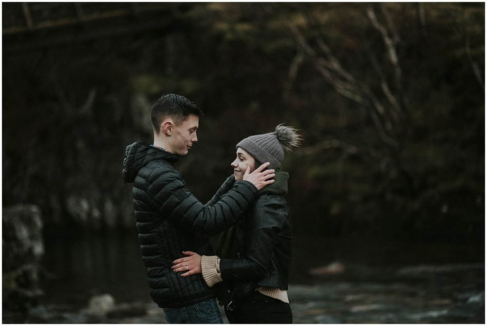 Glencoe adventure photoshoot, Glencoe couple photoshoot, Three Sisters Glencoe, winter in Glencoe,