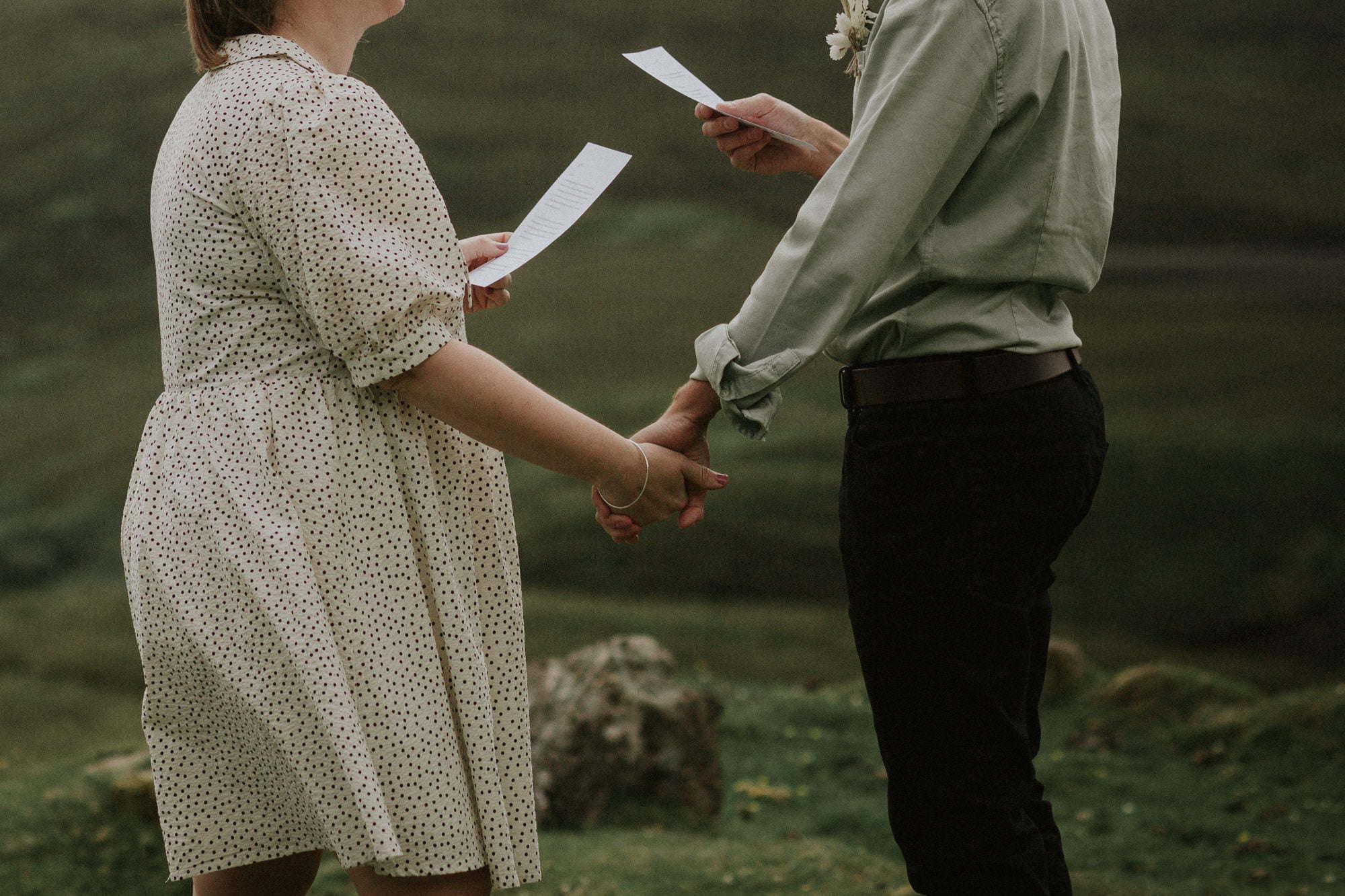 Intimate Quiraing elopement