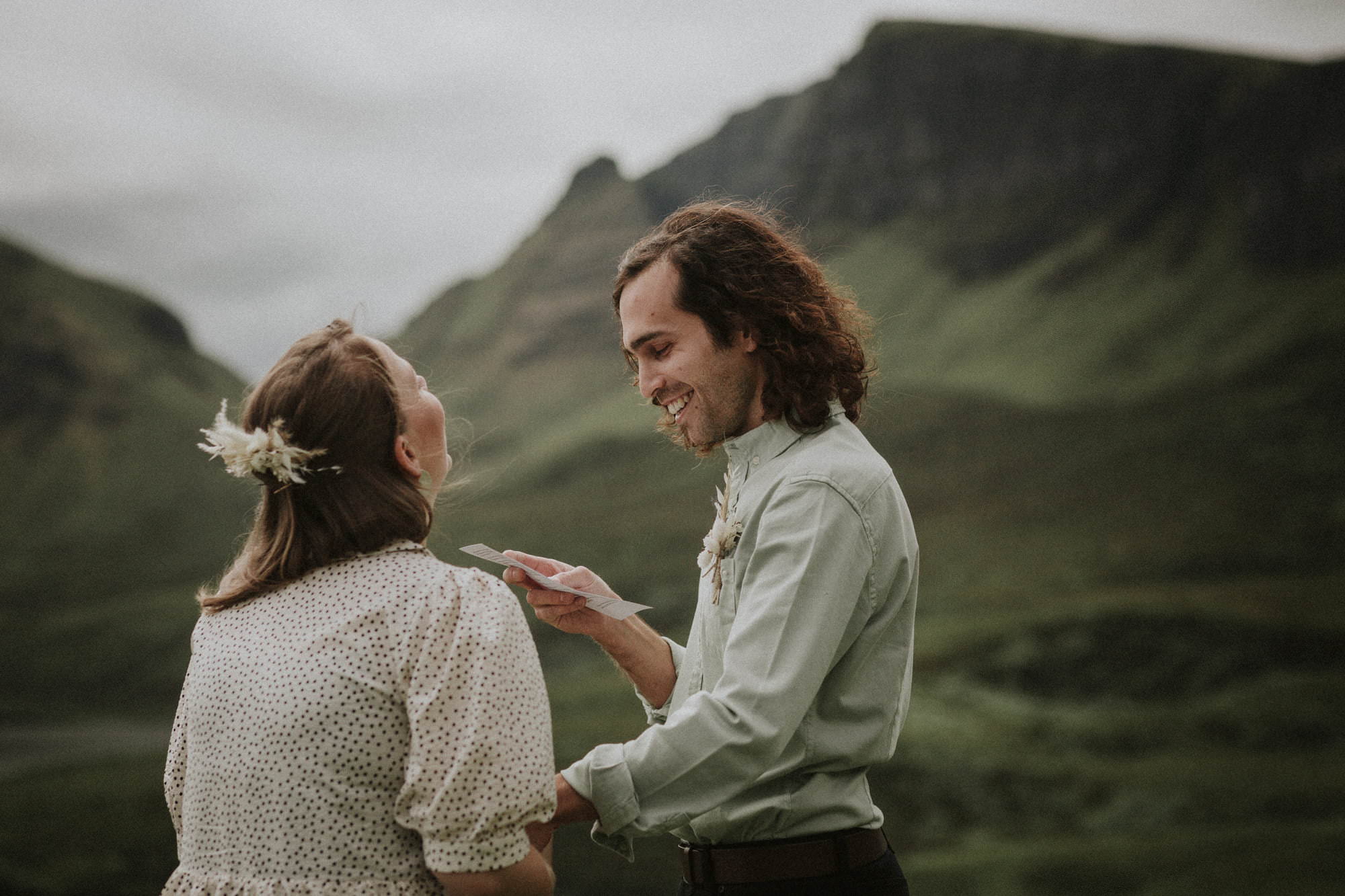 Intimate Quiraing elopement