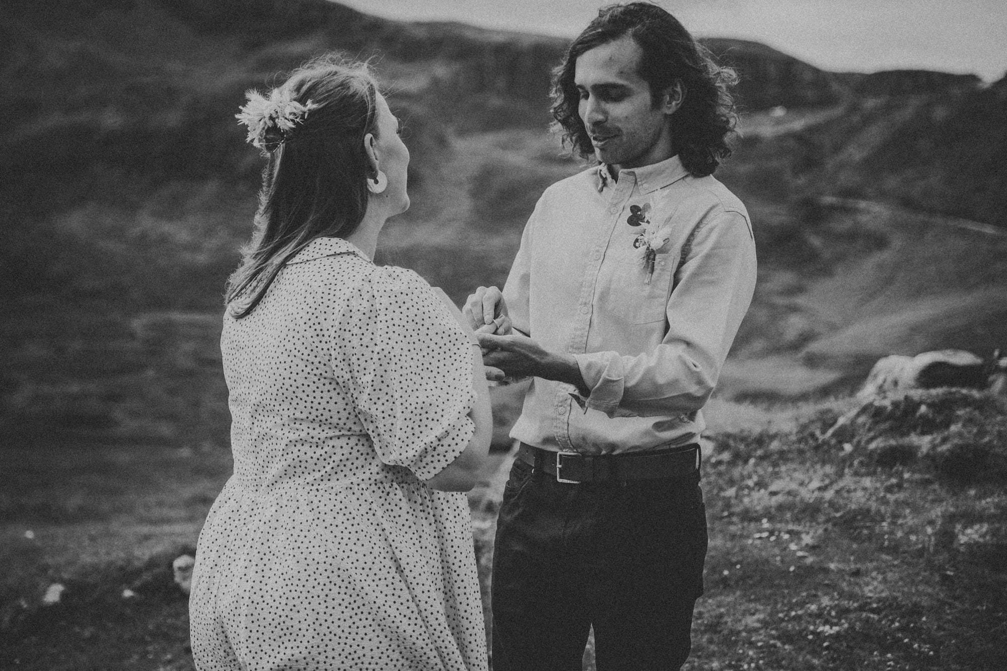 Intimate Quiraing elopement