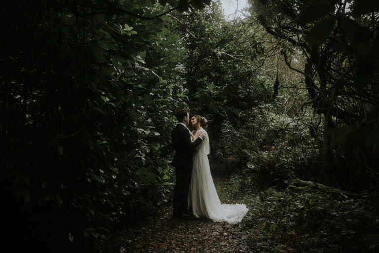 Intimate wedding for two in Scottish Castle