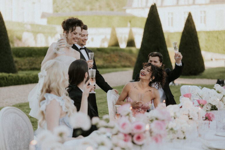 Marie Antoinette Themed Wedding at Chateau de Villette