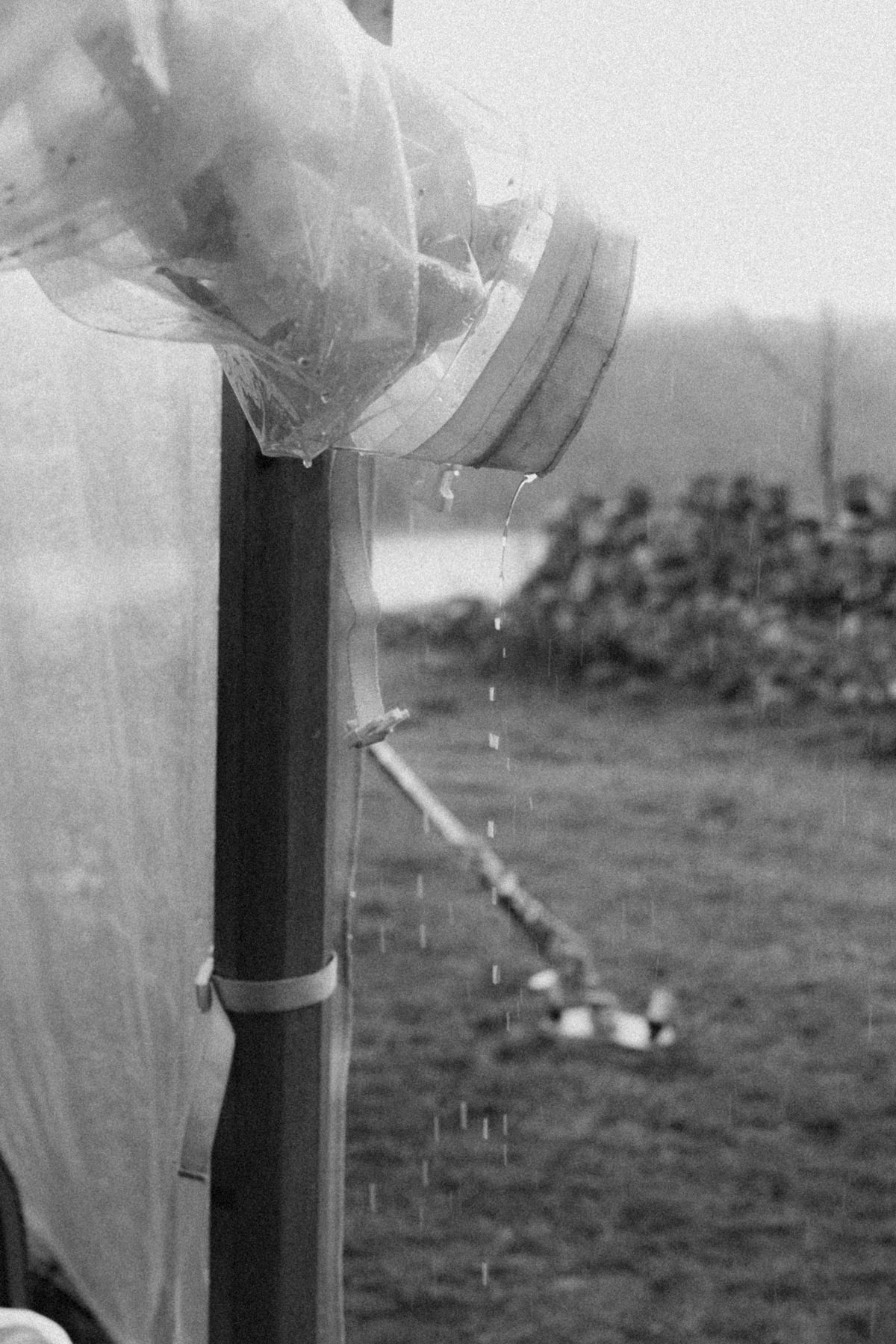 Wedding in the Scottish Highlands in winter in storm 54