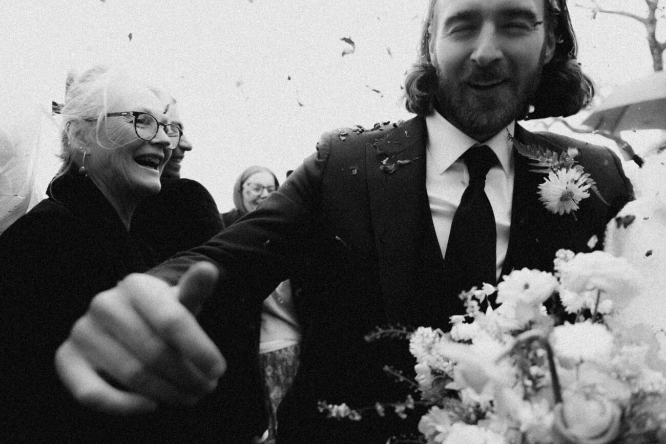 Wedding in the Scottish Highlands in the winter