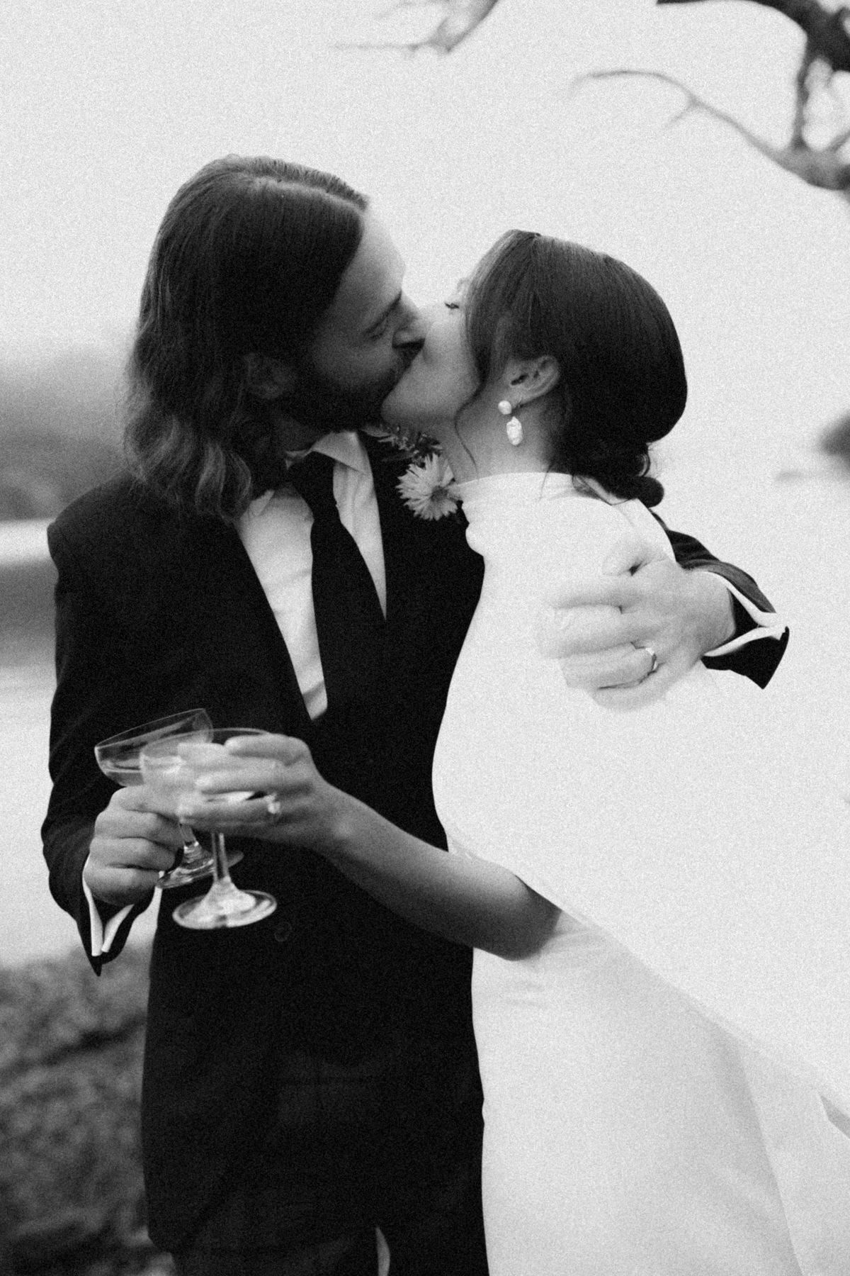 Wedding in the Scottish Highlands in the winter