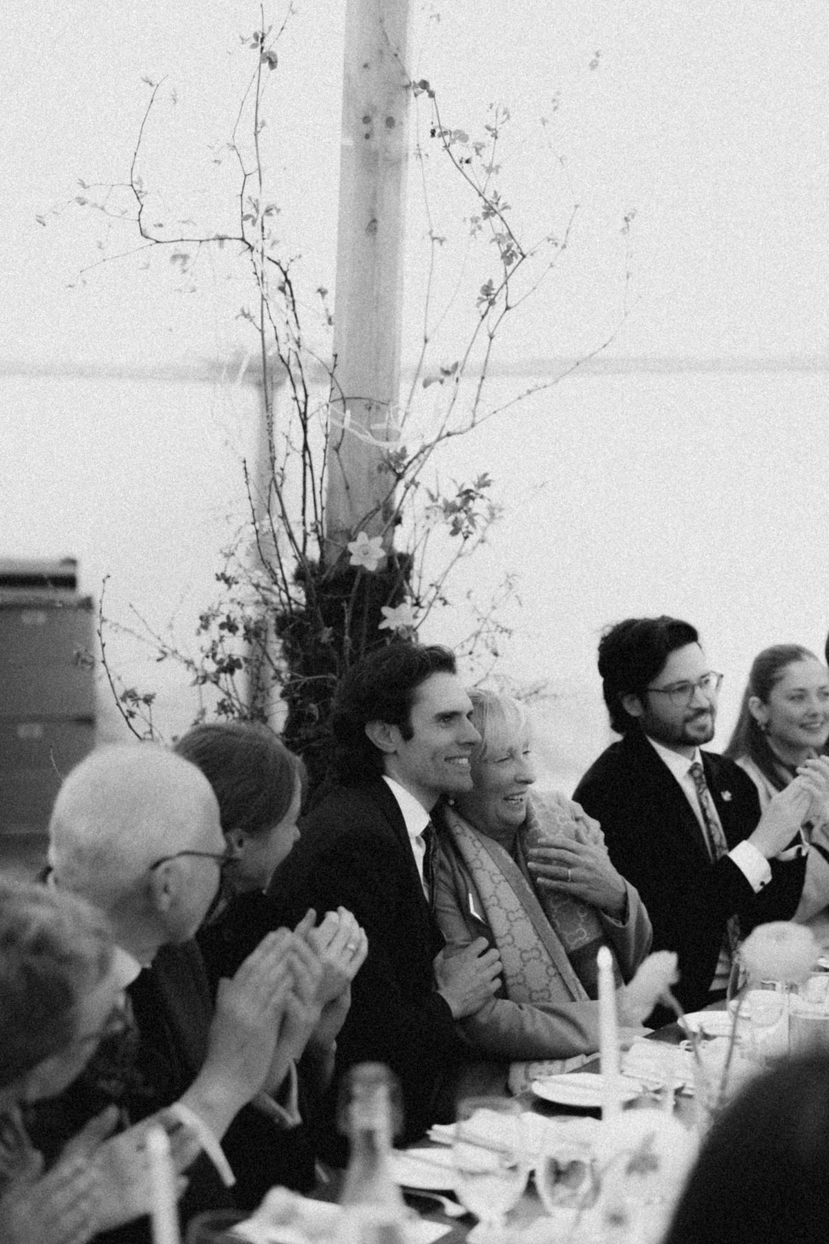 Wedding in the Scottish Highlands in winter in storm 4