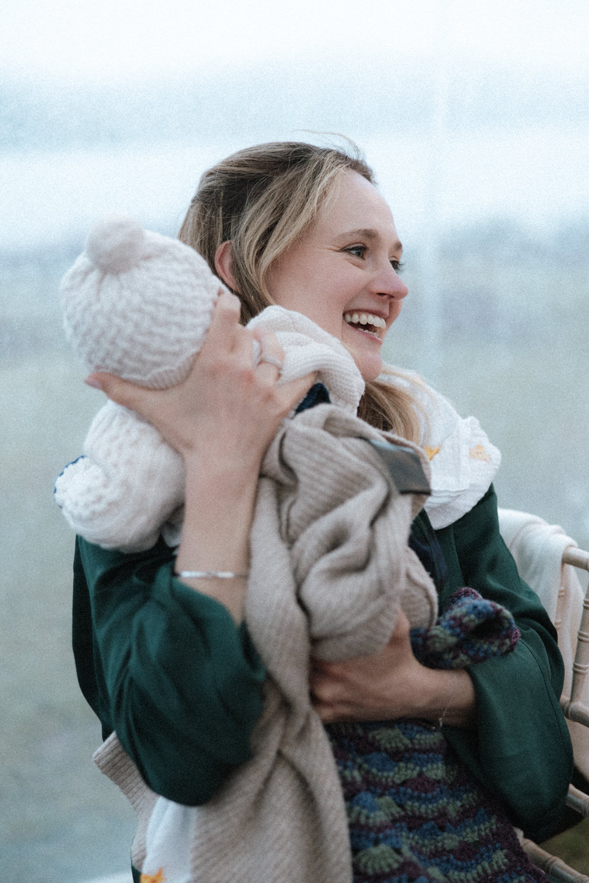 Wedding in the Scottish Highlands in winter in storm 46