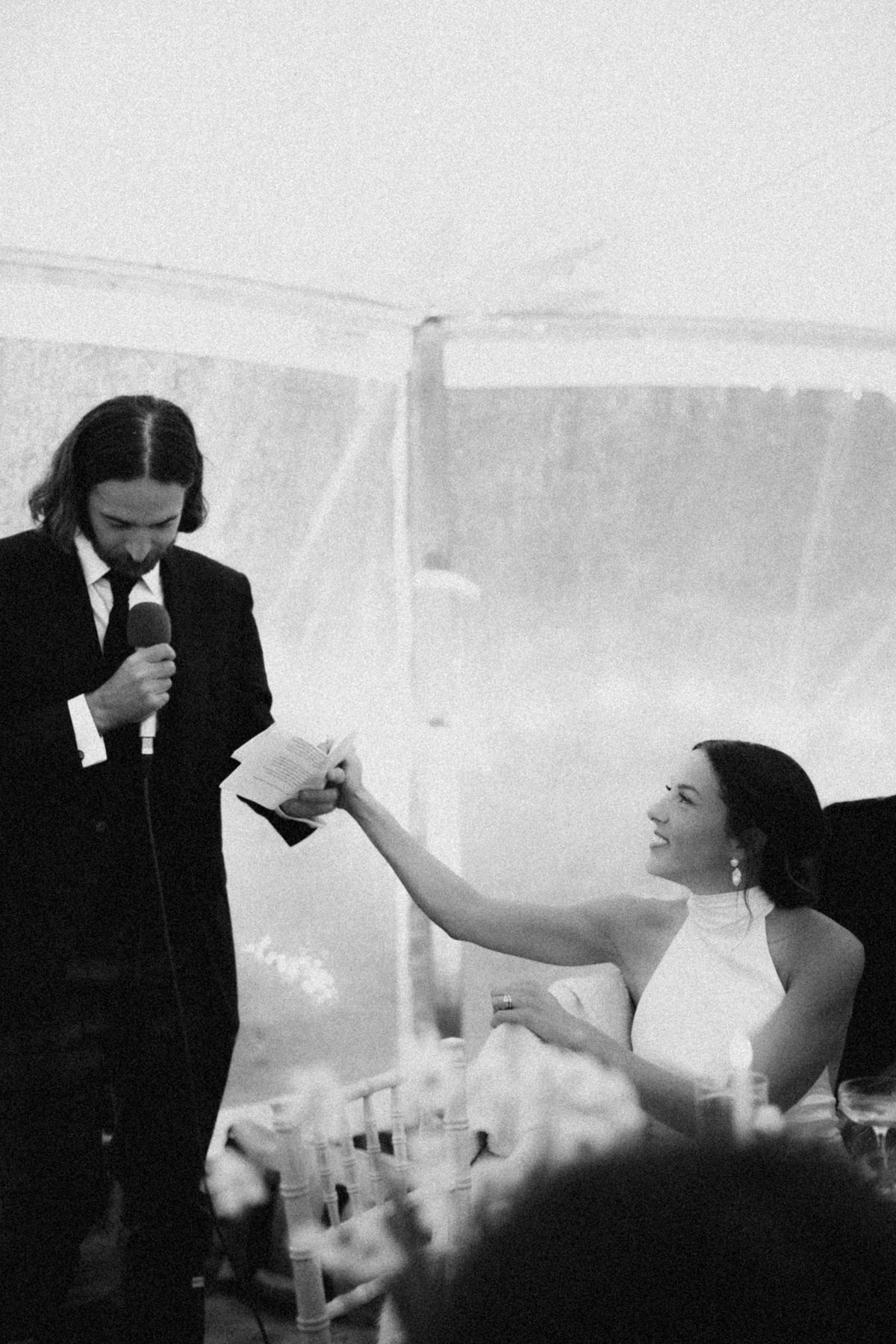 Wedding in the Scottish Highlands in winter in storm 33