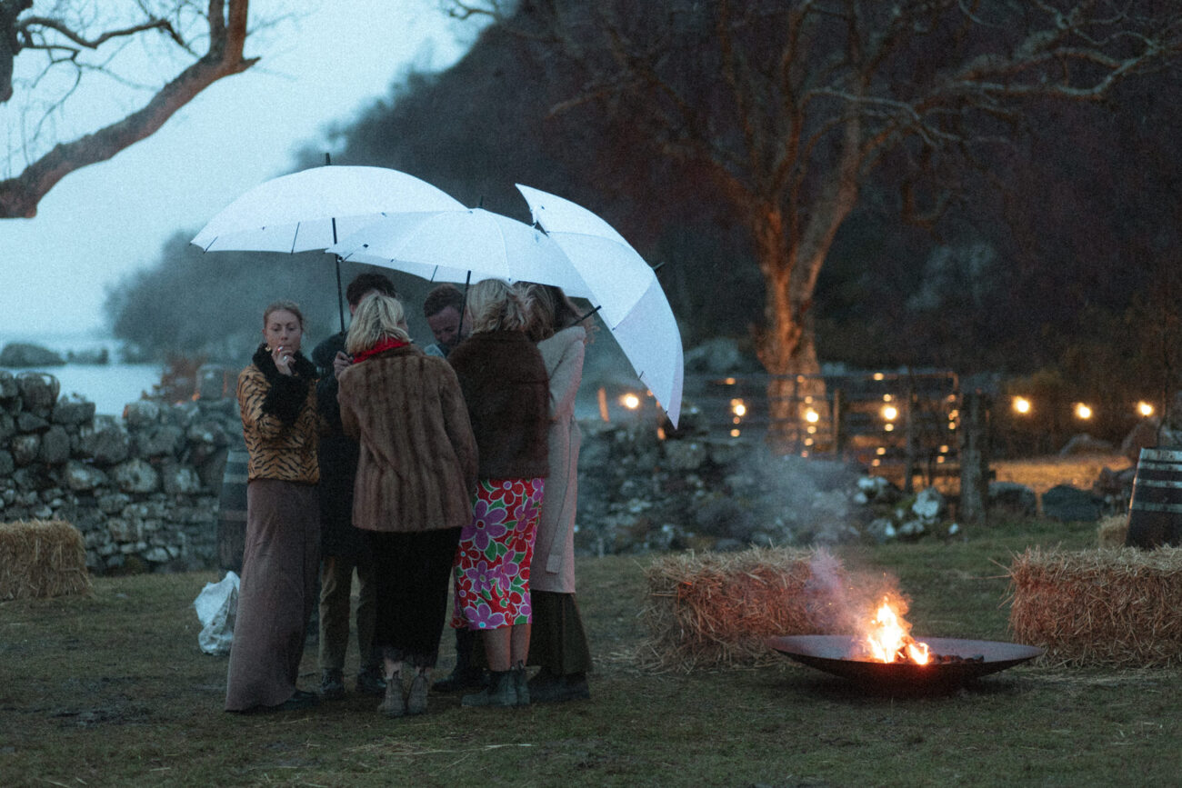 Wedding in the Scottish Highlands in the winter