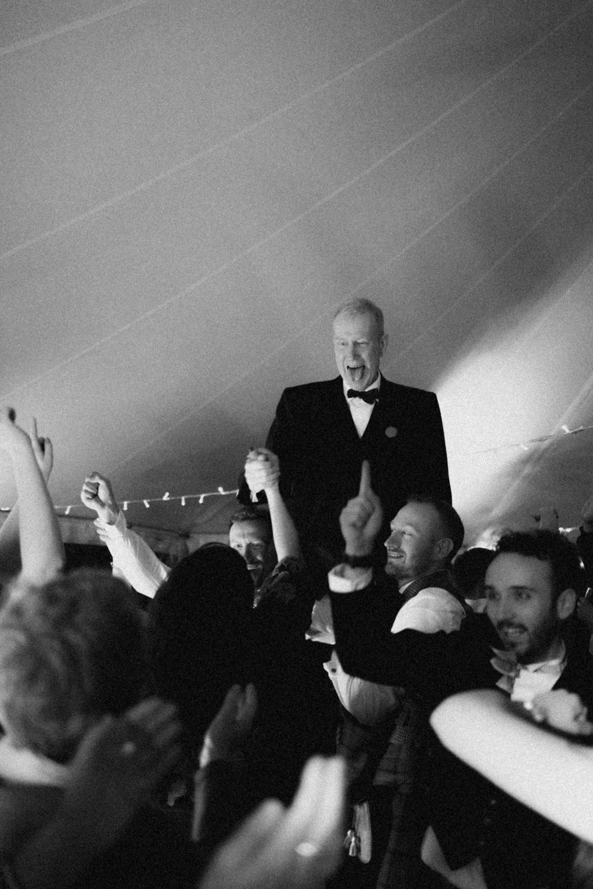 Wedding in the Scottish Highlands in the winter