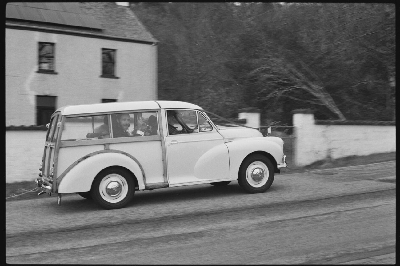 Wedding in the Scottish Highlands in winter in storm 15