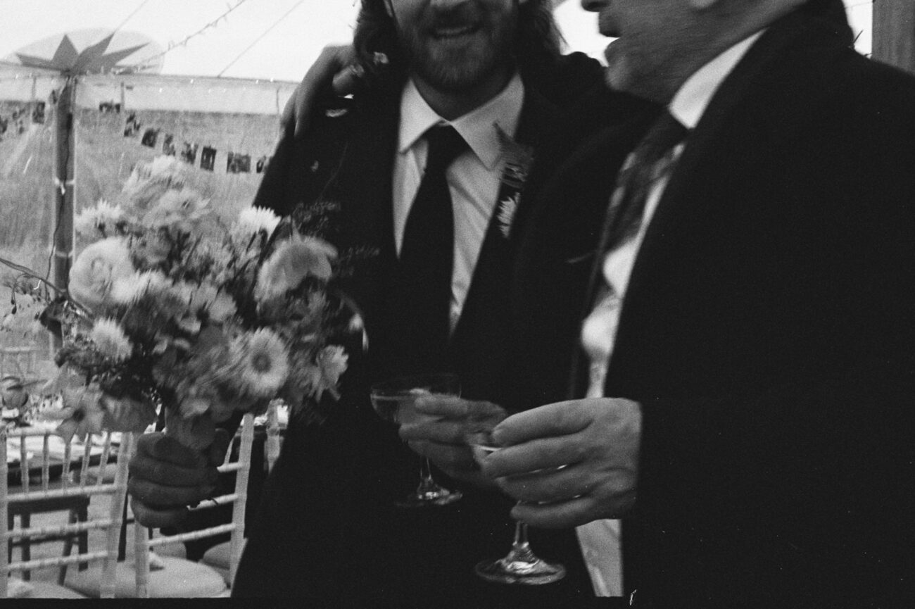 Wedding in the Scottish Highlands in winter in storm 19