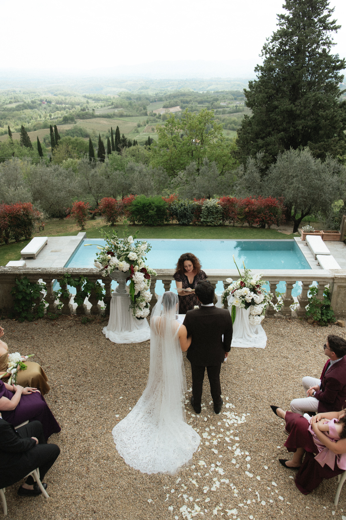 Intimate wedding at Villa Belvedere in Tuscany 36